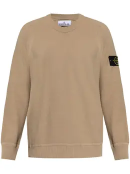 Stone Island: Бежевый свитер 