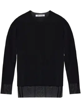 Comme Des Garçons Comme Des Garçons: Прозрачная блуза 