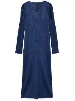 Pleats Please Issey Miyake: Длинное платье 