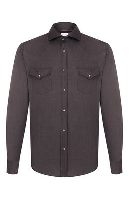 Brunello Cucinelli: Рубашка из шерсти 