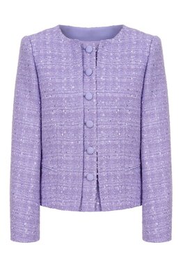 Emporio Armani: Твидовый жакет 