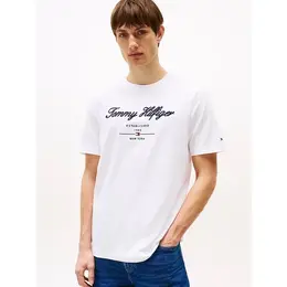 TOMMY HILFIGER: Белая футболка 