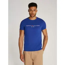 TOMMY HILFIGER: Синяя футболка 