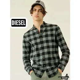 DIESEL: Рубашка в клетку 