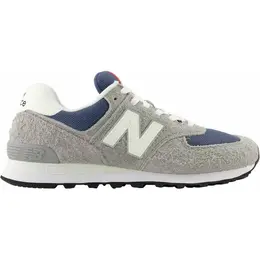 New Balance: Серые кроссовки  574