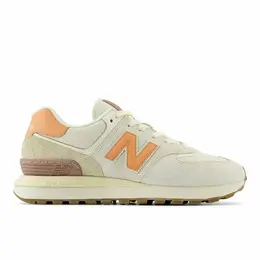 New Balance: Белые кроссовки  574