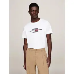 TOMMY HILFIGER: Белая футболка 