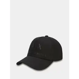 Armani Exchange: Чёрная кепка 