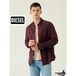 DIESEL: Рубашка в клетку 