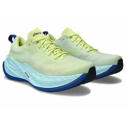 ASICS: Голубые кроссовки 