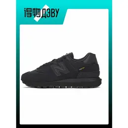 New Balance: Чёрные кеды 