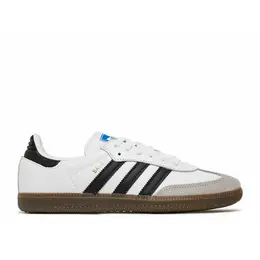 adidas: Чёрные кроссовки  Samba