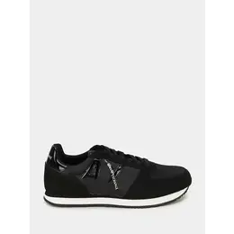 Armani Exchange: Чёрные кроссовки 