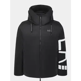 EA7 EMPORIO ARMANI: Чёрная куртка 