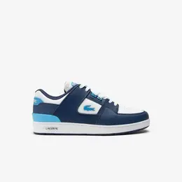 LACOSTE: Синие кеды  Court Cage