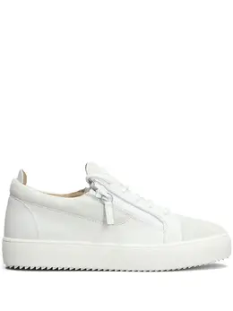 Giuseppe Zanotti: Светлые кроссовки  Frankie