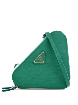 Prada Pre-Owned: Зелёная сумка 