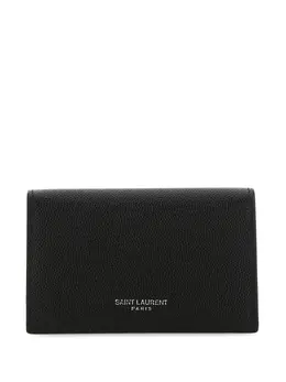 Saint Laurent: Чёрный картхолдер 