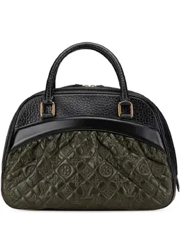 Louis Vuitton Pre-Owned: Зелёная сумка 