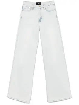 7 For All Mankind: Светлые джинсы  Lotta