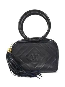 CHANEL Pre-Owned: Синяя сумка 