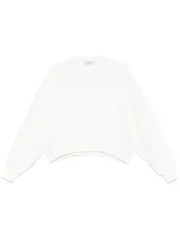 Elisabetta Franchi: Белый свитшот 