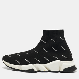 Balenciaga: Чёрные кроссовки  Speed Trainer