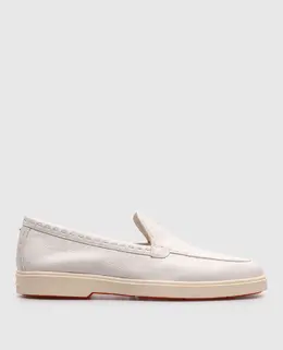 Santoni: Білі лофери 