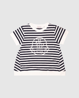 Moncler ENFANT: Сині футболки 