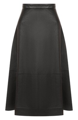 Balenciaga: Кожаная юбка 