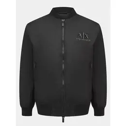 Armani Exchange: Чёрная куртка 