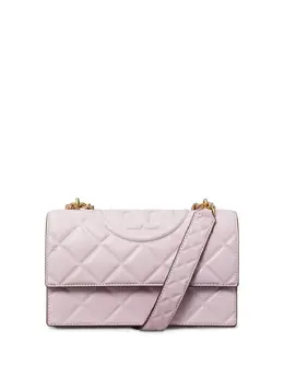 Tory Burch: Светлая сумка  Fleming