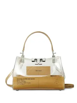 Tory Burch: Бежевая сумка  Eleanor