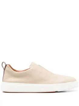 Santoni: Светлые мокасины 