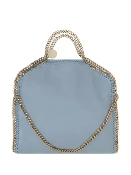 Stella McCartney: Светлая сумка-шоппер  Falabella