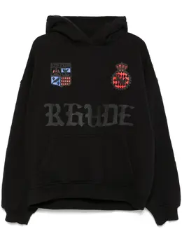 RHUDE: Чёрная толстовка 