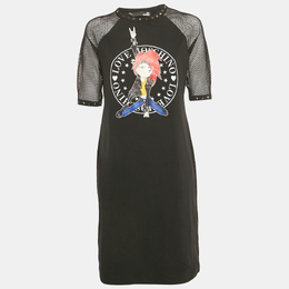 Love Moschino: Чёрная футболка 