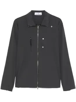 Stone Island: Рубашка цвета хаки 