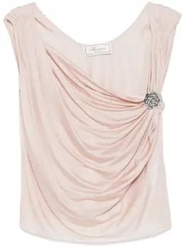Blumarine: Розовая майка 