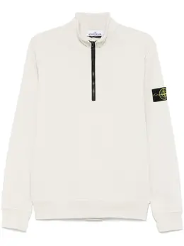 Stone Island: Бежевый свитер  Compass