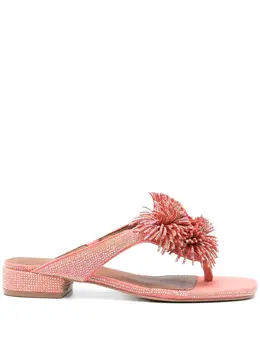 Kurt Geiger London: Розовые шлёпанцы 