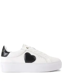 Kurt Geiger London: Белые кроссовки 