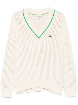 Lacoste: Светлый свитер 