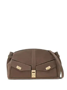 Ferragamo: Коричневый клатч 