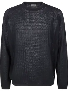 Emporio Armani: Синий свитер 