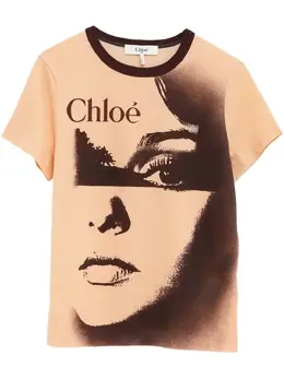 Chloé: Футболка с принтом 
