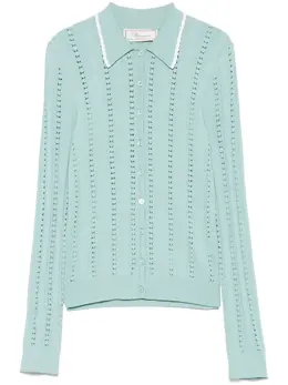 Blumarine: Трикотажный кардиган 