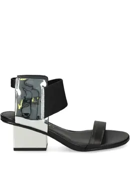 United Nude: Серебристые сандалии 