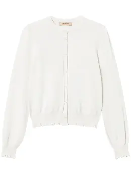 TWINSET: Белый кардиган 