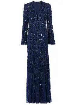 Jenny Packham: Голубое платье 